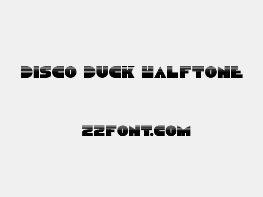 Disco Duck Halftone