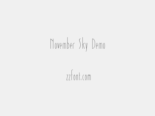 November Sky Demo