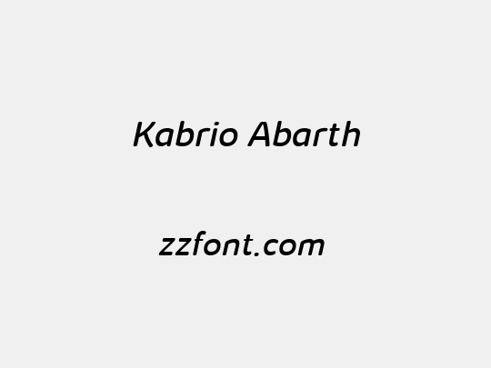 Kabrio Abarth