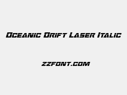 Oceanic Drift Laser Italic