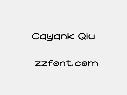 Cayank Qiu