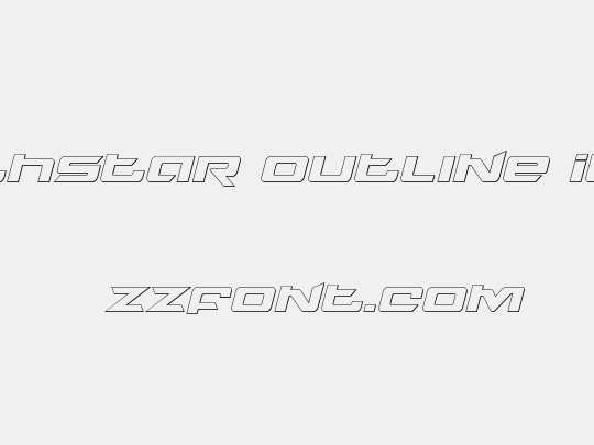 Northstar Outline Italic