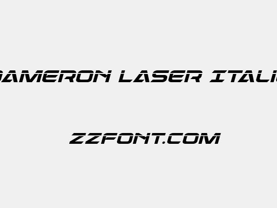 Dameron Laser Italic