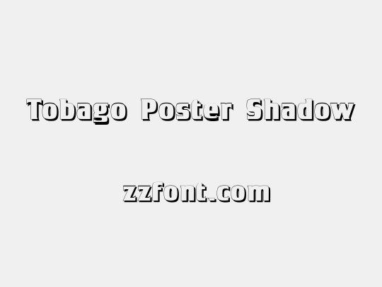 Tobago Poster Shadow