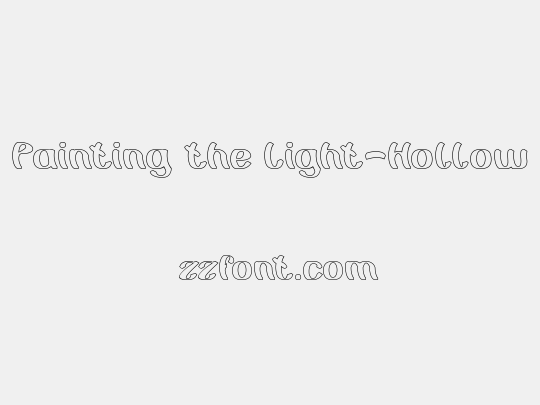 Painting the Light-Hollow