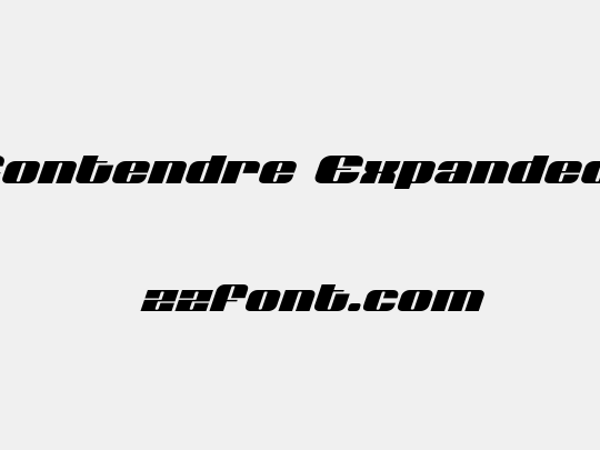 Nolo Contendre Expanded Italic