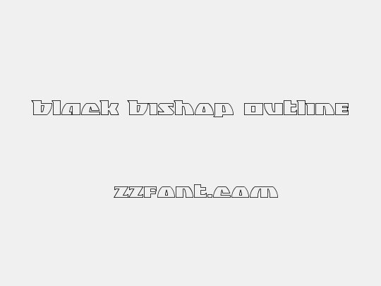 Black Bishop Outline