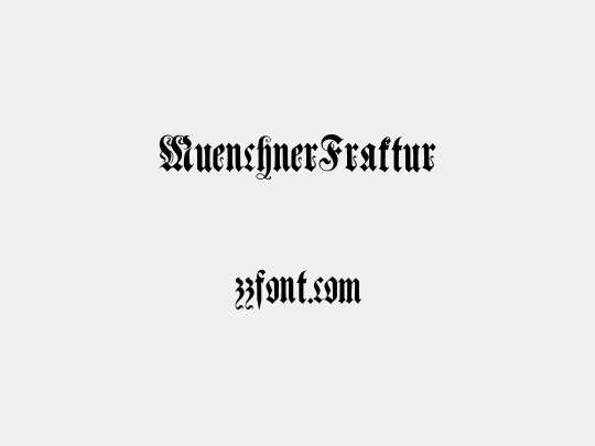 MuenchnerFraktur