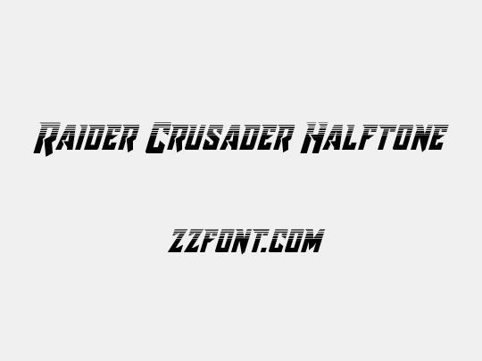 Raider Crusader Halftone