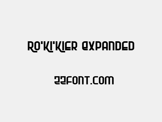 Ro'Ki'Kier Expanded