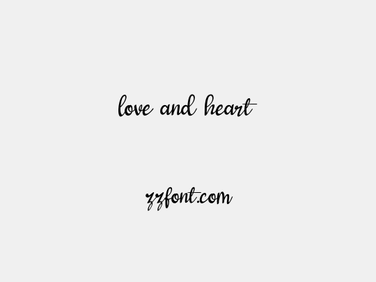 love and heart