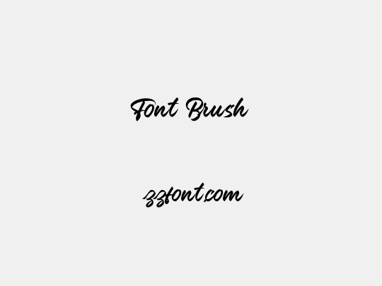 Font Brush