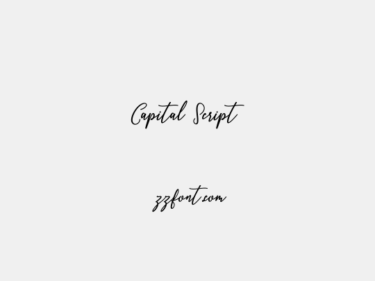Capital Script
