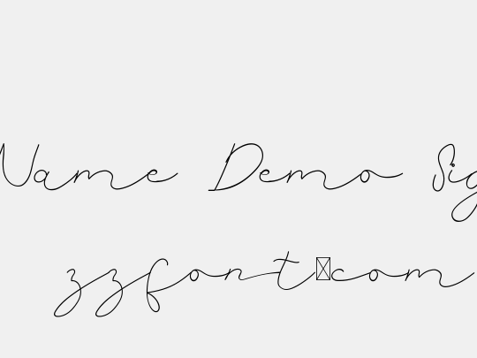 Brusly Name Demo Signature