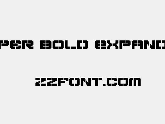 Vyper Bold Expanded