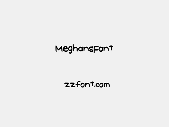 MeghansFont