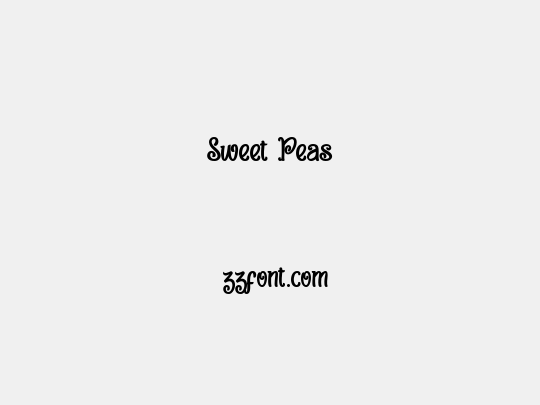 Sweet Peas