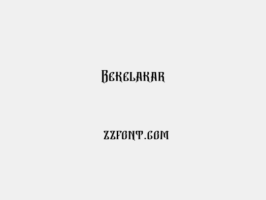 Bekelakar