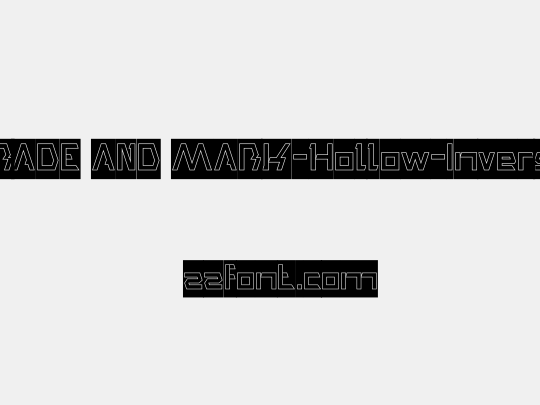 TRADE AND MARK-Hollow-Inverse
