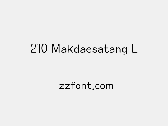 210 Makdaesatang L