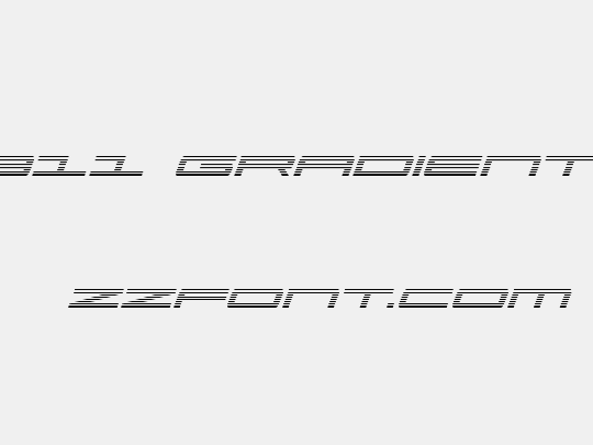 Ultra 911 Gradient Italic