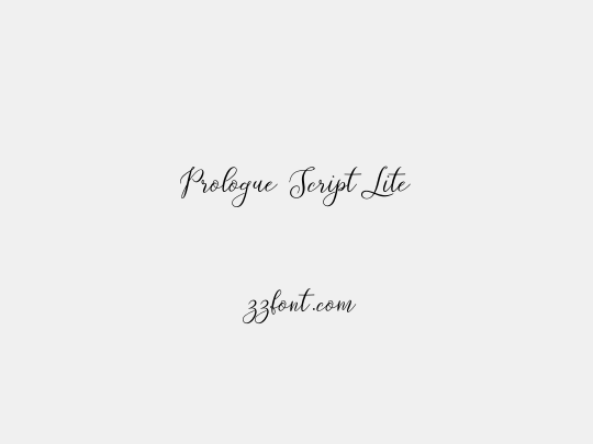 Prologue Script Lite