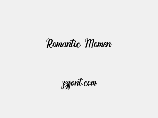Romantic Momen