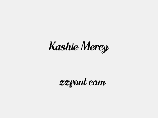 Kashie Mercy
