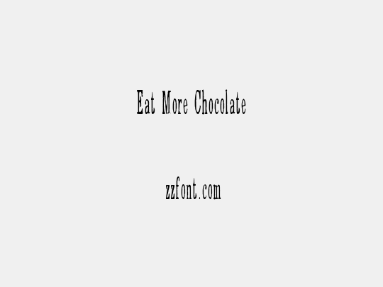 Eat More Chocolate