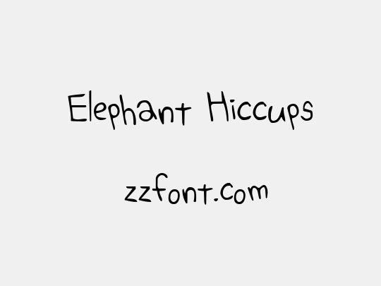 Elephant Hiccups