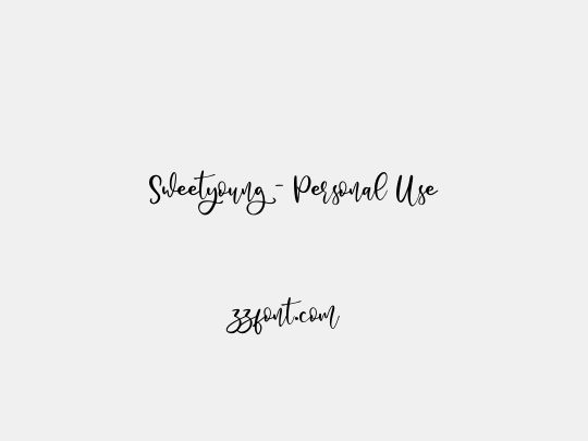 Sweetyoung - Personal Use