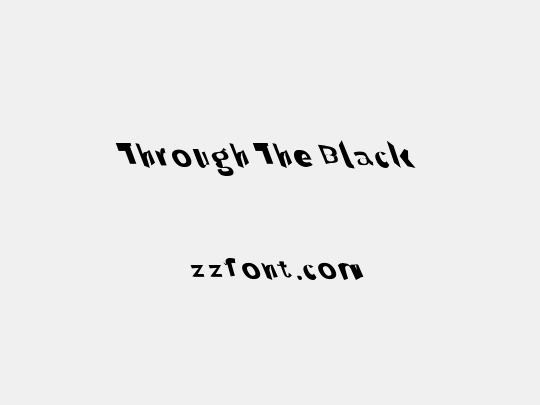 Through The Black