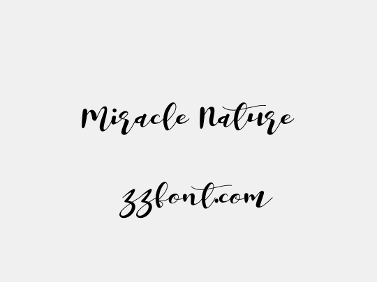 Miracle Nature