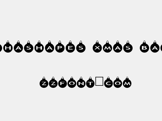 AlphaShapes xmas balls