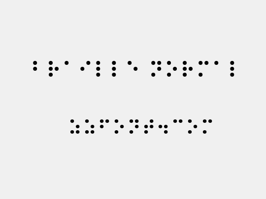 Braille Normal