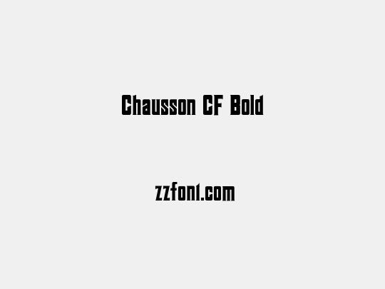 Chausson CF Bold