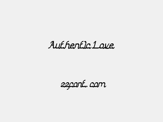 Authentic Love