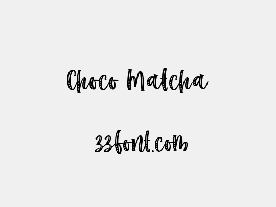 Choco Matcha