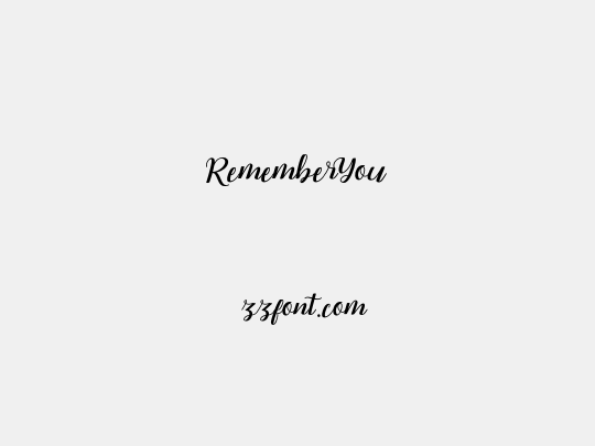 RememberYou