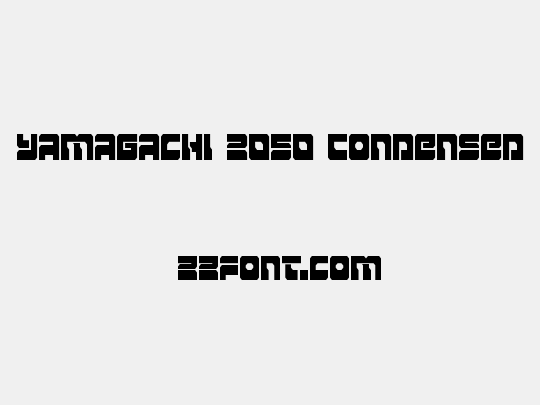 Yamagachi 2050 Condensed