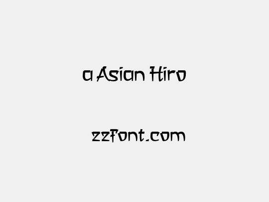 a Asian Hiro