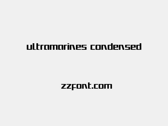 Ultramarines Condensed