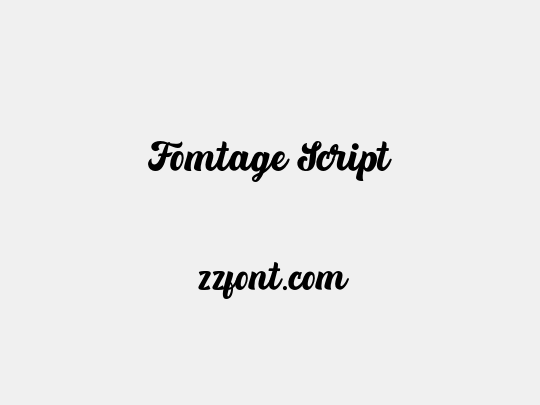 Fomtage Script