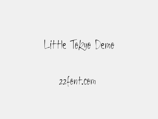 Little Tokyo Demo