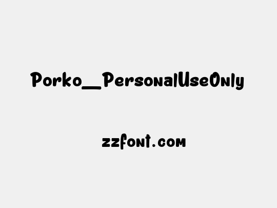 Porko_PersonalUseOnly