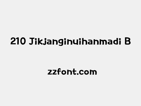 210 Jikjanginuihanmadi B
