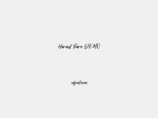 Harvest Barn DEMO