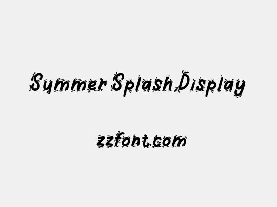 Summer Splash Display