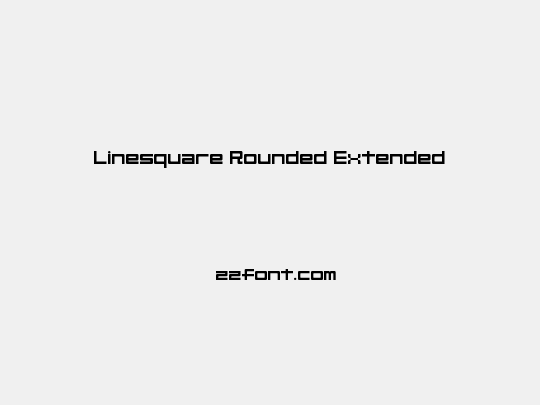 Linesquare Rounded Extended