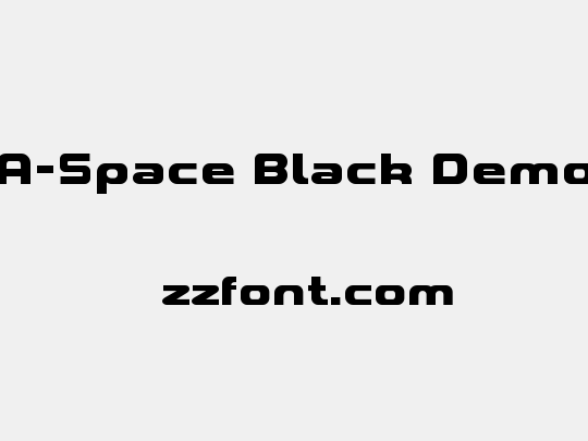 A-Space Black Demo